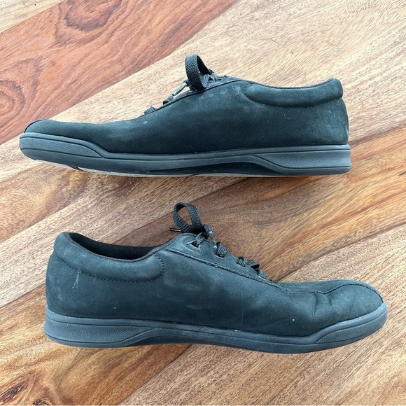 Easy Spirit AP1 walking shoes black suede lace up sneakers - Picture 4 of 11
